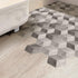 10 Pcs Hexagon Non-Slip Vinyl Floor Sticker for Home Decor, Peel and Stick Self-Adhesive Wallpaper Sticker for Living Room Kitchen Bathroom, 7.9x9...