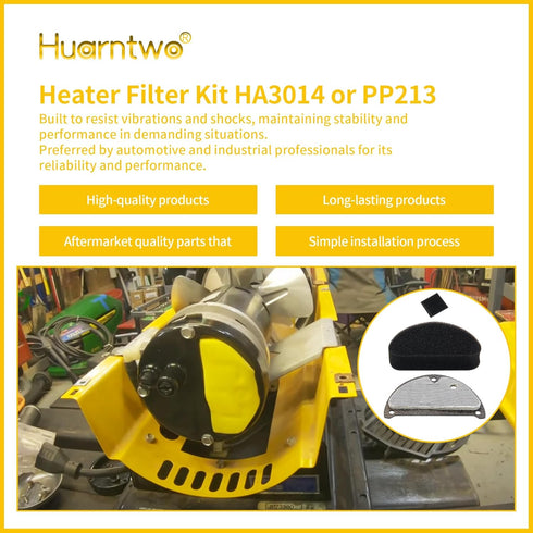 New Replacement PP213 HA3014 Air Filter Kit For Reddy Remington Master Desa Kerosene Heaters...