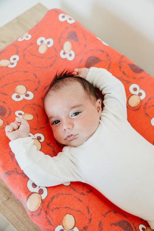Premium Knit Changing Pad Cover by Copper Pearl: Soft, Stylish, and Universal Fit for All Standard Diaper Changing Pads, Trendy Design Changing Pa...