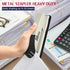 Metal Stapler Heavy Duty 50 Sheet Capacity with 1750 Staples and Staple Remover, White Stapler Full Strip Staplers for Desk, No Jam, Non-slip Offi...