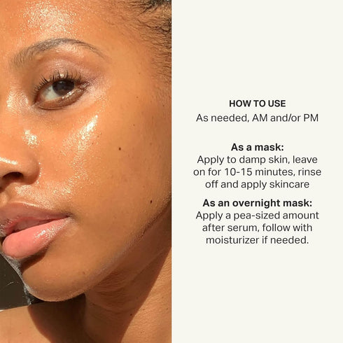 Cocokind Chia Bounce Mask, Hydrating Face Mask, Overnight Face Mask and Gel Moisturizer, With Chia Seeds, Panthenol, Niacinamide and Hyaluronic Ac...