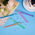 Outus Non-Sharpening Pencils HB Translucent Pencil Stacking Point Pencils for Kids Stackable Pencil with Matching Eraser for Taking Notes, Writing...