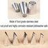 5 Pieces Large Piping Tips Set and 3Pcs Russian Grass Cream Tips DIY Decor Baking Tool, Stainless Steel Piping Nozzles Kit for Pastry Cupcakes Cak...