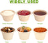 Gere Disposable Testing Cup Bowls,100 Pack, 2 oz, Natural Biodegradable Bagasse Fiber Souffle Cups, Condiment Cups, Sample Cups, Measuring Cups,...
