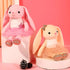 Ballerina Dolls Plush Bunny Rabbit Soft Toys Ballet Dance Recital Gifts for Girls Pink 15.5 Inches...