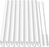ALINK Reusable Clear Boba Straws, 13 mm x 10.5 in, Jumbo Hard Plastic Smoothie Straws for Bubble Tea, Popping Pearls, Pack of 8 with 2 Cleaning Br...