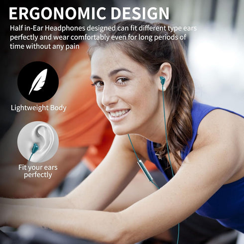 3.5mm Earbuds Wired Headphones for Samsung A25 A15 A14 A03S A23 Galaxy Note 5 8 9 S10E S10+ S8+ S9 Deep Bass 3.5mm Headset for iPhone iPad Google ...