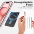 imluckies Magnetic Wallet for iPhone Magsafe, Double Stretchy Fabric Pocket Wallet, Magnet Credit ID Card Wallet Holder for iPhone 15 Pro Max / 15...