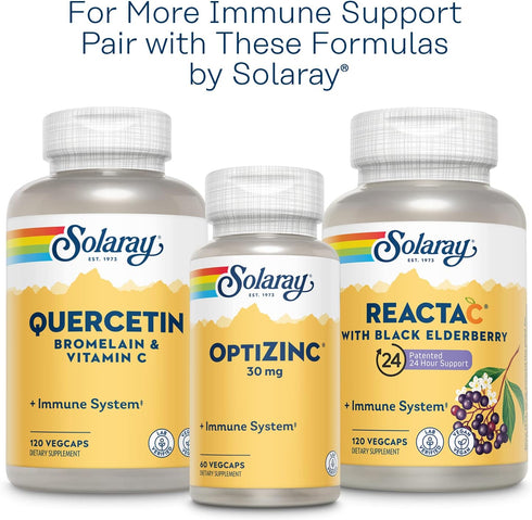 SOLARAY L-Lysine Monolaurin Immune Support Supplement, 1:1 Ratio for Immune System Function, Skin and Gut Health Support, 500 mg Each, 60-Day Mone...