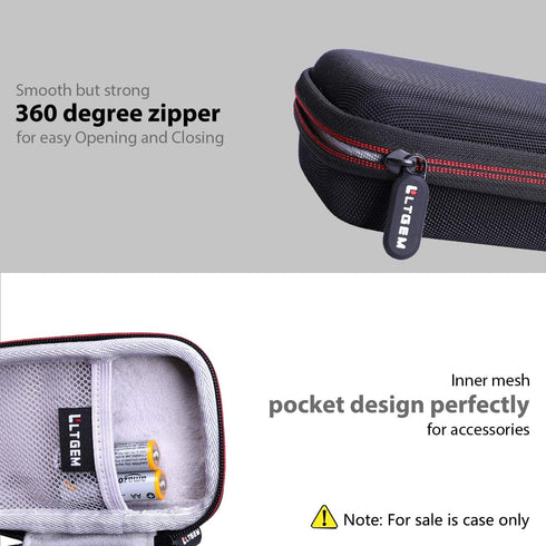 LTGEM Case for Carson MicroBrite Plus 60x-120x LED Lighted Zoom Pocket Microscope(Case Only)...