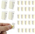 50Pcs Self Adhesive Clips 1Inch Double-Sided Adhesive Spring Clips Plastic Photo Sticky Clips Small Wall Tapestry Clips for Home Teachers Office C...