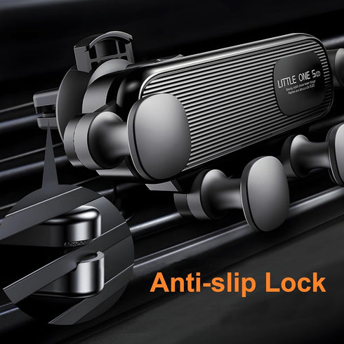 Gravity Car Phone Holder Mount for iPhone Android and All Smartphones with Newest Air Vent Clip Auto Lock 2024 Upgrade Hands Free Automobile Cell ...