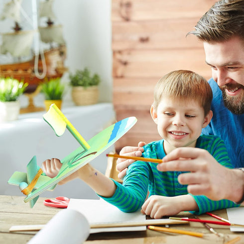 DIY Wooden Boat kits Wooden Sailboat Blank Craft Rubber Band Paddle Boat Paint and Decorate Summer Wooden Boat Model for Kids Handmade DIY School ...