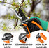 Premium Bypass Pruning Shears for Gardening - Heavy Duty, Ultra Sharp Garden Shears w/Ergonomic Grip Handle - Made w/Japanese Grade High Carbon St...