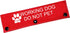 Funny Dog Leash Sleeve Working Dog Do Not Pet Dog Leash Wrap Wrap Alert Hanging ID Patch Tag Pet Birthday Gift?Working Not Pet-Sleeve?...