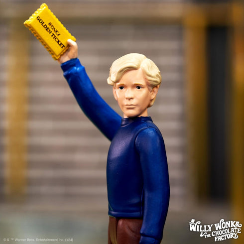 Super7 Willy Wonka & The Chocolate Factory ReAction Figures Wave 02 - Charlie Bucket Action Figure...