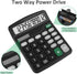 Calculators, Splaks 2 Pack Standard Functional Desktop Calculators Sola and AA Battery Dual Power Electronic Basic Calculator with 12-Digit Large ...