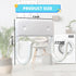 BiJun Ironing Board Holder Wall Mount, Ironing Board Hanger with 5 Inch Length, Iron Board Hook Wall Mount for Laundry Rooms (White)...