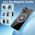 Magnetic Ring,Compatible with MagSafe Stickers,Supports Wireless Charging,Universal Magnetic Conversion Kit,Suitable for iPhone 15/14/13/12/11,Gal...