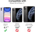 JETech Privacy Full Coverage Screen Protector for iPhone 11/XR 6.1-Inch, Anti-Spy Tempered Glass Film, Edge to Edge Protection Case-Friendly, 2-Pa...