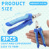 9 Pcs Dog Nail Clippers Bulk Pet Nail Clippers, Dog Toenail Clippers Dog Nail Trimmer Dog Clippers for Grooming Nails Dog Claw Care for Small Medi...