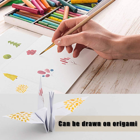 Paper Sheets for Carfting, Dedoot 200 Sheet Origami Paper White, 6x6 Inch Square Folding Paper for Painting and Crafts Projects...