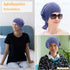 3 Colors Chemo Cancer Head Scarf Hat Cap Ethnic Cloth Print Turban Headwear Women Women's Ruffle Beanie Scarf...