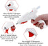 Full Size Glue Gun Kit - 40W High Temperature Hot Glue Gun with 10pcs Glue Sticks for DIY & Craft projects, Home decor…...