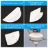 PATIKIL 100Pcs 12.5cm Qualitative Filter Paper Circles, Fast Speed Round Laboratory Filter Paper Chemical Industrial Oil Testing Funnel Filter Pap...