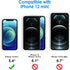 JETech Case for iPhone 12 Mini 5.4-Inch, Non-Yellowing Shockproof Phone Bumper Cover, Anti-Scratch Clear Back (Blue)...