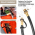 510440902 Engine Flex Drain Hose Compatible With Kawasaki FH FR FS FT & FX Engine Models, Also for Kubota Z412 Z122R, Replace 51044-0902 (2)...