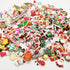 50 Pcs Christmas Theme Slime Charms Easter DIY Craft Making Resin Jewery Making Kit, Resin Flatback Slime Beads Making Supplies for DIY Scrapbooki...
