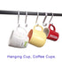 Aluminum S Hooks, Versatility S-Hooks Coffee Cup Hooks for Hanging Coffee Mugs, Kitchen Pot and Pans, Grill Utensils, Plants, 12 Pack Matte Finish...