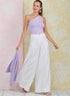 Simplicity Easy to Make Misses' Wide Leg Pants, Knit Shrug and One-Shoulder Top Sewing Pattern Packet, Design Code S9925, Sizes 16-18-20-22-24, Mu...