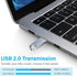 ABLAZE 8GB Flash Drive 5 Pack, Metal USB 2.0 Thumb Drives with Keychains USB Stick Pendrive (Sliver)...