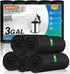 Small Bathroom Trash Bags AOSULI 3 Gallon/10 Liter Trash Can Bags,100 Counts Plastic Waste Basket Bags,Small Black Garbage Bags for Bathroom Can, ...