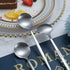Teaspoons 6 Piece, 6.6'' Spoons Silverware, Stainless Steel Small Spoons, Tea Spoons for Home, Kitchen or Restaurant, Dishwasher Safe (Matt Silver...