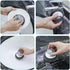 2 Pcs Steel Wool Scrubber with Handle, Heavy Duty Hand Pot Scrub Brush Stainless Steel Scouring Pad Steel Cleaning Kit, Easy to Remove Stains Kitc...