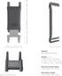 Arkon Windshield Dash Phone Car Mount for iPhone XS Max XS XR X 8 Galaxy Note 9 S10 S9 Retail Black......