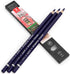 ARTEZA Professional Watercolor Pencils, Pack of 3, A417 Royal Purple, Water-Soluble Pencils for Coloring, Blending, Layering & Watercolor Techniqu...