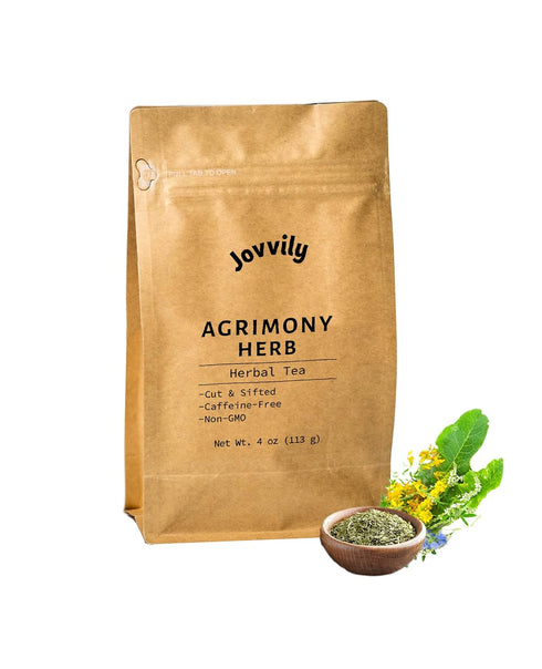 Jovvily Agrimony Herb - 4 oz - Cut & Sifted - Herbal Tea - Non-GMO...
