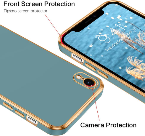 VENINGO iPhone XR Case, Phone Cases for iPhone XR, Slim Fit Soft TPU Rubber with Adjustable Wristband Kickstand Scratch Resistant Shockproof Prote...