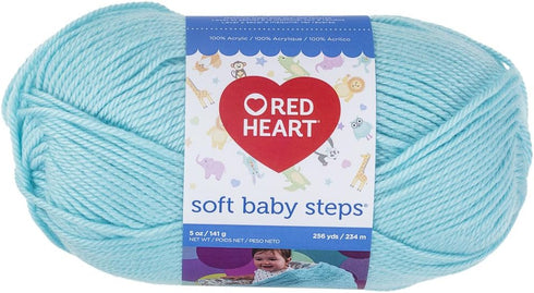 RED HEART Soft Baby Steps Yarn, Aqua...