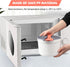Microwave Rice Cooker, 2L Rice Cooker for Microwave 2 Layer Microwave Vegetable Steamer with Strainer Non-Stick Microwave Pasta Cooker Dishwasher ...