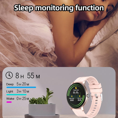 Smart Watch,1.3”Smartwatch for Women(Answer/Make Call), Fitness Tracker with 100+ Sport Modes, IP67 Waterproof, Heart Rate&Sleep Monitor, Activity...