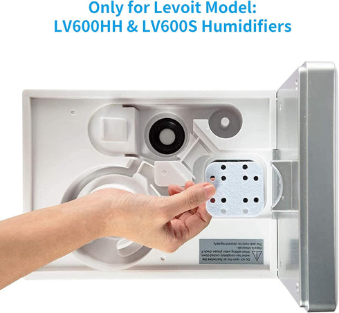 LV600HH LV600S Humidifiers Replacement Descaling Pad 10 Pack Mineral Absorption Pad Compatible for LEVOIT...