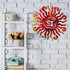 Moxweyeni 12 Inch Sun Metal Wall Art Outdoor Decor Wacky Large Sun Metal Art Sun Metal Wall Decor Pool Decorations for Home Bedroom Living Room Of...