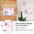 Restroom Reminder Metal Sign 12x8" Playful Toilet Mascot 'Do Not Flush' List - Pink Durable Bathroom Signage for Septic Tank Safety - Educational ...