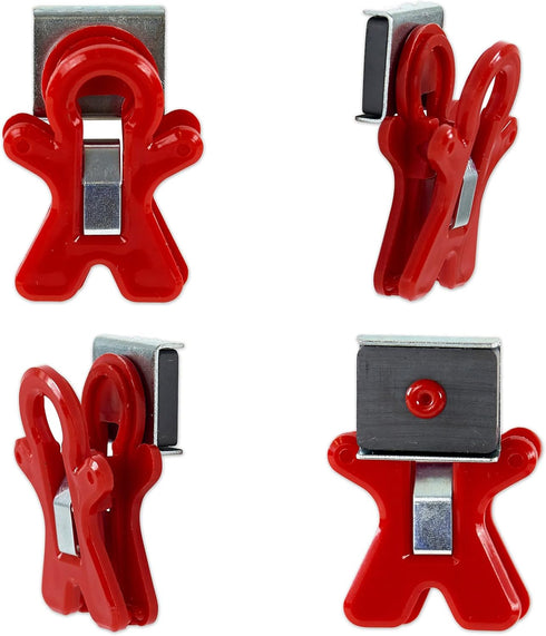 The Pencil Grip Magnet Man People Shaped Magnet Clips, Assorted Color, Set of 12, TPG-13212P...