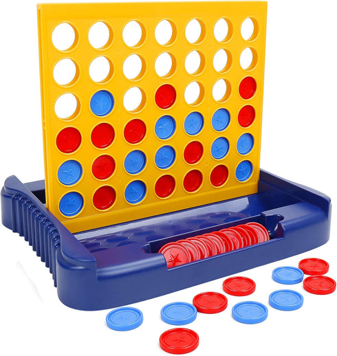 4 in a Row, Board Games, Four in a Row Game, Travel Size Line Up 4, Classic Family Toy for Kids and Family for Fun (9 Inch)...